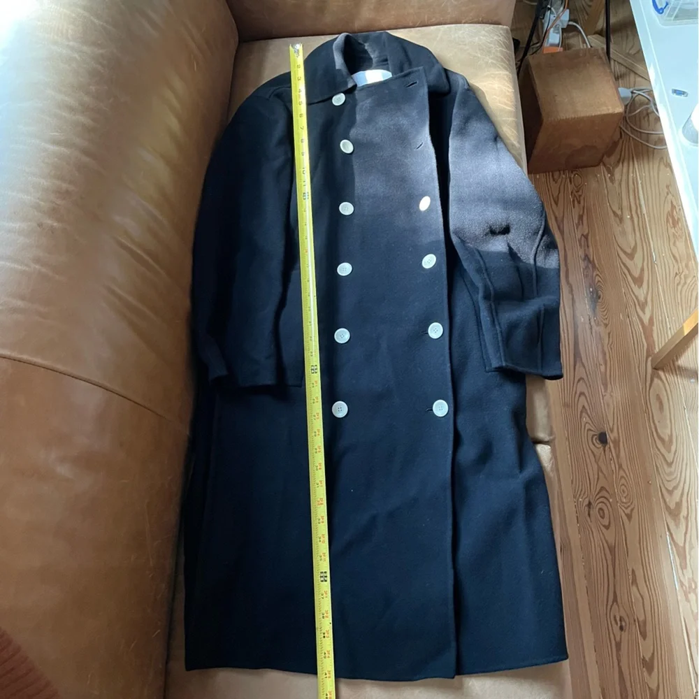 NWT Proenza Schouler white label double breasted long coat wool cashmere luxe - Picture 13 of 14